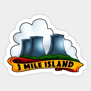 3 Mile Island Sticker